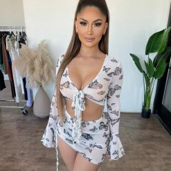 Bear Dance Tops Jessa Butterfly Set (Ivory)