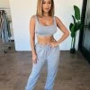 La Luxe Asia Matching Set(Heather Grey) Tops