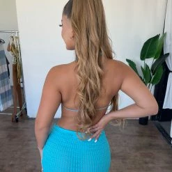 New Pink Yolanda 2 Piece(Bright Blue)