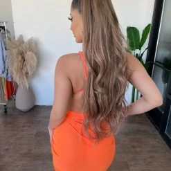 Mermaid Tops Kinsley 3 Piece Bikini(Orange)