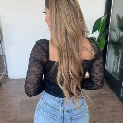 Privy Buttercup Cropped Top(Black) Tops