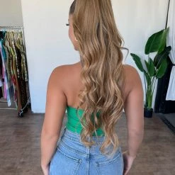 La Luxe Leta Top(Green)