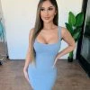 La Luxe Amaya Tank Dress(Ashley Blue) Dresses/Rompers