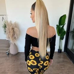 Junie Tops Faith Off Shoulder Top(Black)