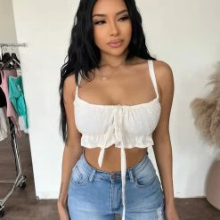 Sky To Moon Fabiola Tank Floral Top(Meet)Final Sale Tops