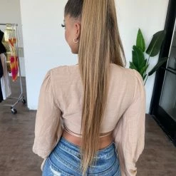 Betty Ootd Tops Irma Top(Taupe)