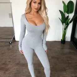La Luxe Ember Jumpsuit(Grey)