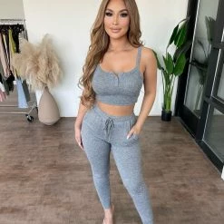 Mono B Delilah Joggers(2 Tone Grey)