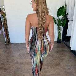 Spring Haze Abriella Dress(Purle/Yellow/Orange Multi) Dresses/Rompers