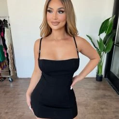 New Pink Araceli Dress(Black) Dresses/Rompers