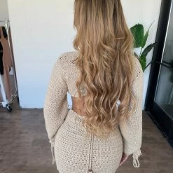 Blue B Dresses/Rompers Vilma Dress(Taupe)