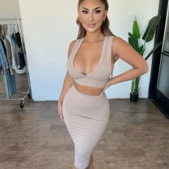 Bijou Jeanne 2 Piece Set(Nude)