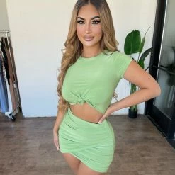 Sabora Dresses/Rompers Brizia Dress(Pistachio)