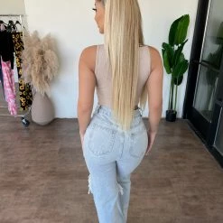 Great Smoky Bottoms Donnie High Rise Jeans(Light)