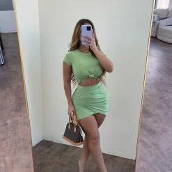 Sabora Dresses/Rompers Brizia Dress(Pistachio)