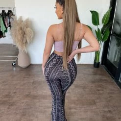 Bear Dance Michelle Bell Bottoms (Purple/Multi)