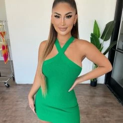 AKAIV Dresses/Rompers Nina Dress(Green)