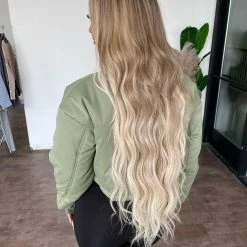 Tic Toc Tops Karson Bomber Jacket (Olive)