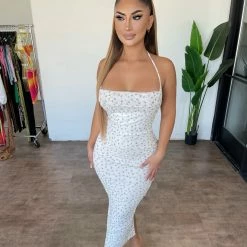 New Pink Abby Dress(Olive Flower) Dresses/Rompers