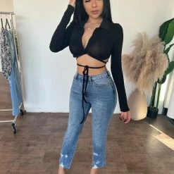 Vibrant Billy High Rise Mom Jeans(RUNS SMALL/SIZE UP)