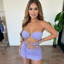 New Pink Cheyenne 2 Piece Set(Lavender)