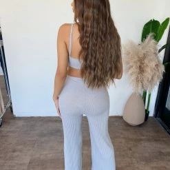 Audrey 3+1 Ari Cami Jumpsuit(Grey) Tops