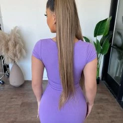 Black Bead Cleva Dress (Lavender) Dresses/Rompers