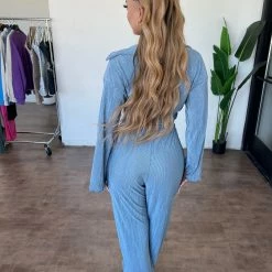 Itzy Zaira 3 Piece Set(Blue) Tops