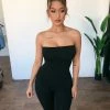 ERIKOOTD Darci Tube Jumpsuit(Black) Tops