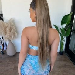 Mermaid Aisha Bathing Suit Set(Blue) Bottoms