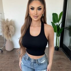 ANWND Tops Casey Sleeveless Top(Black)