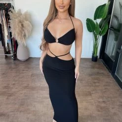 Spring Haze Jenni Matching Set(Black) Tops