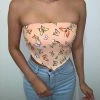 Blue Blush Jennifer Butterfly Tube Top(Peach)FINAL SALE Tops