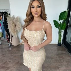 Audrey 3+1 Meagan Floral Dress (Yellow)