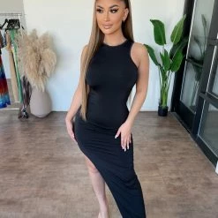 Black Bead Vera Dress(Black) Dresses/Rompers