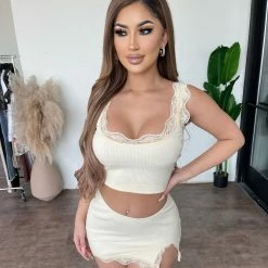 New Pink Tops Millie Matching Set(Baby Yellow)