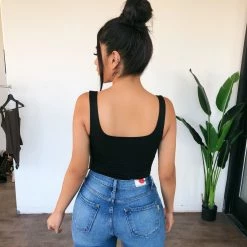 Final Touch Aurea Tank Top(Black) Tops