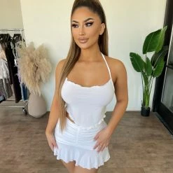 Tresser Beth Halter Matching Set(Off White)Final Sale