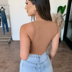 Mable Tops Jannet Tank Top(Caramel)