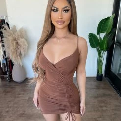 Sabora Dresses/Rompers Salma Cami Dress(Chocolate)