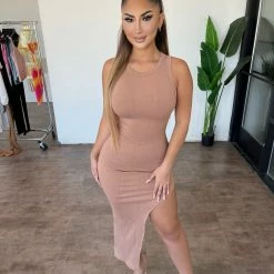 Sabora Dresses/Rompers Eliana Dress(Caramel)