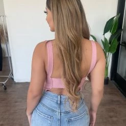 Final Touch Tops Toki U-Neck Bodysuit(Mauve)