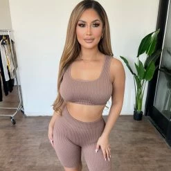 ANWND Nana Two Piece Set(Mocha)