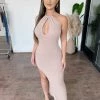 Couture Mara Halter Dress(Mocha) Dresses/Rompers