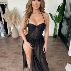 Ree Bees Tops Nora 2 Piece Set(Black)