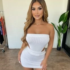 Beige Botany Dayana Dress(Off White)