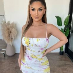 Privy Dresses/Rompers Oriana Dress(Yellow Ivory)