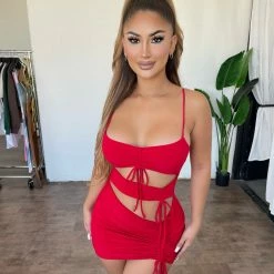 Tresser Briseida Dress(Red)