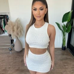 Emory Park Betsy Skirt Set(White) Tops