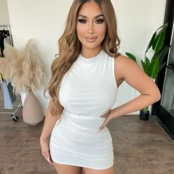 Privy Bernice Dress(White) Dresses/Rompers